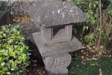 An old lantern in the grounds