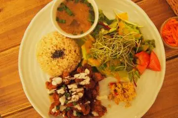 Soy meat chicken karaage