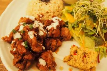 Soy meat chicken karaage at Paprika Shokudo