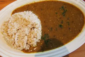 The lentil curry at Cafe Atl