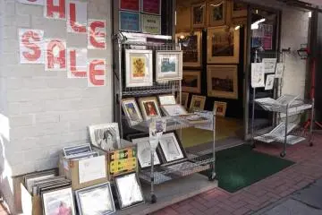 One of a handful of stores selling art prints and photographs