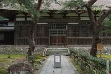 The main hall, open for one day a year.