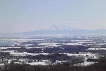 Snow capped mountains of Northern Hokkaido