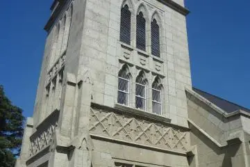 The current Yokohama Christ Church, designed by Morgan