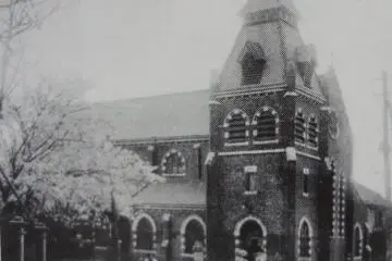 This Yokohama Christ Church, designed by Conder, was destroyed in the Great Kanto Earthquake. Morgan designed one to replace it