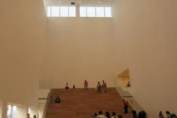 A sleek exhibit space