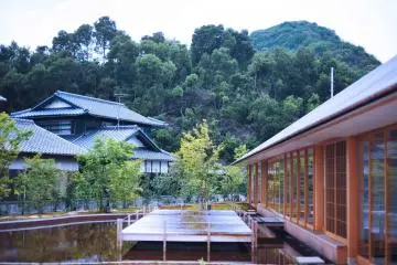 Naoshima Hall was built to integrate seamlessly into its environment