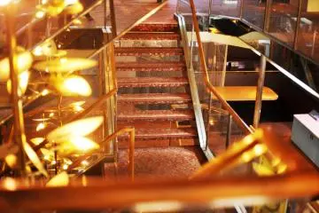 The ferry's splendid retro-fittings
