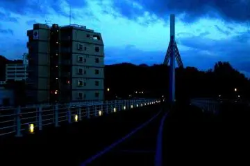 When the night has come, and the land is dark... la la la... (effect: blue hues)