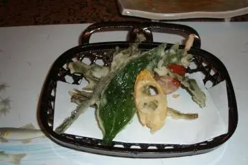 A typical ryokan or onsen dinner course