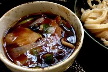 The meat soup was a gourmet experience!