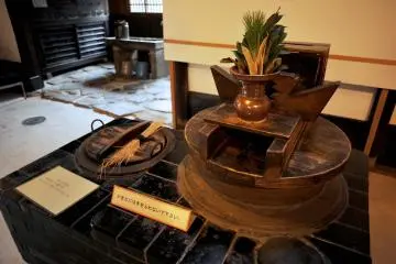 A traditional Japanese oven called okudo-san in Kansai