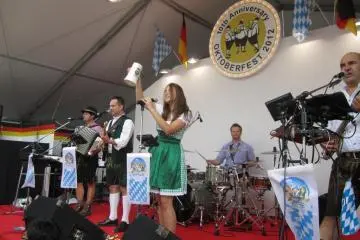 German Band Playing (Photo: Michael Kaplan October 8 ,2012)