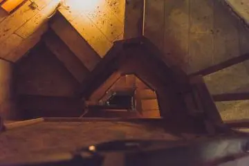 Some of the 35 steps you'll have to descen to get to the restaurant