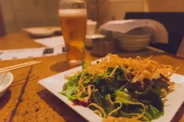 Complimentary salad