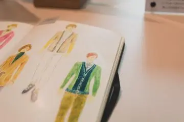 Notebooks designed for fashion designers/students