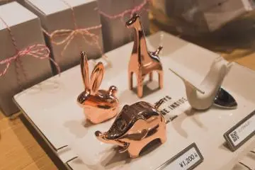 Adorable rose gold paper weights