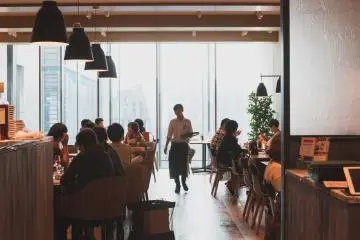 12층에 있는 카페