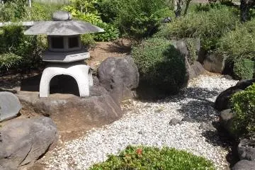A lantern in the grounds