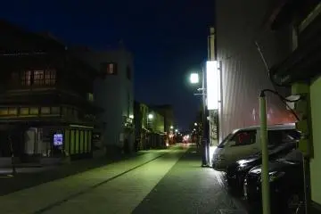 The shop lies down a quiet, unassuming side street