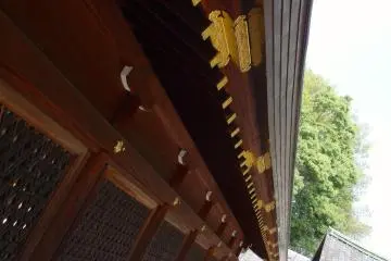 Traditional architectural shrine designs and well-maintained wooden structures