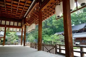 The shrine has an atmosphere of reflection, tranquility and respect