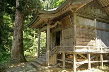The shrine next to the spring source