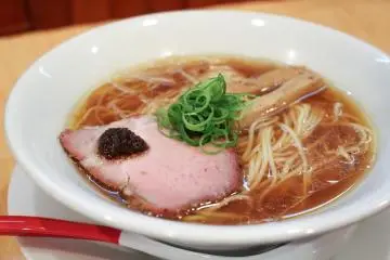쇼유 소바 클로즈업
