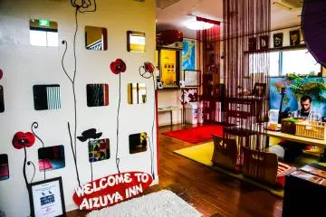 The lobby has a very homey atmosphere