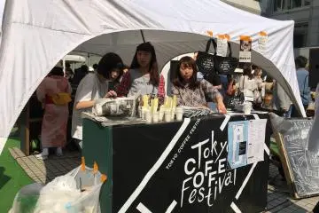 Tokyo Coffee Festival Ticket booth 