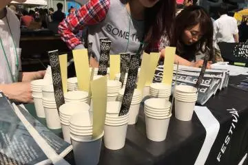 Tokyo Coffee Festival Ticket booth 