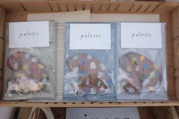 Palette shaped cookie 