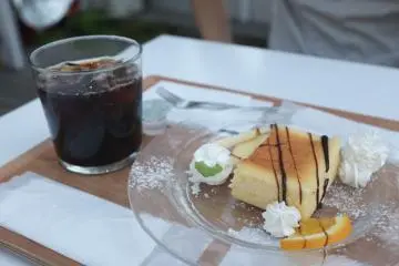 Keik keju panggang dan kopi rumahan ala kafe N3331