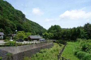 Lush green vegetation and blue skies make perfect weather for a chance to spot Mt. Fuji