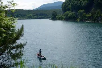 Fishing from boats or from the shoreline is a popular pastime with the locals