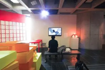 Clip footage of "The Whispering Star" can be viewed on TV