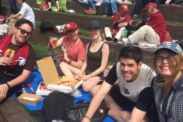 Picnic-style seating!