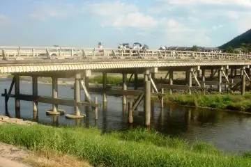 Togetsu-kyo bridge - Arashiyama's main landmark