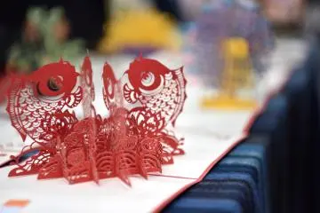 Intricate pop-up cards for very special people