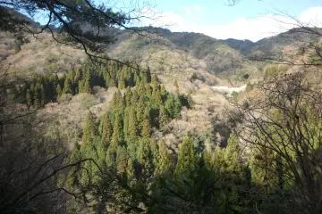 View on the way up
