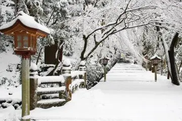Pathway leading to the shrine itself
