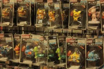 Figuras de colección de Pokemon.