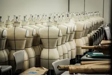 Mannequin dolls in one of the class rooms