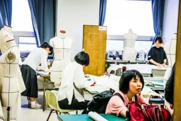 Students at work