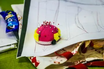 A left behind pincushion