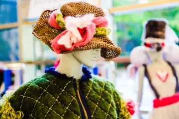 An outfit designed by one of the students