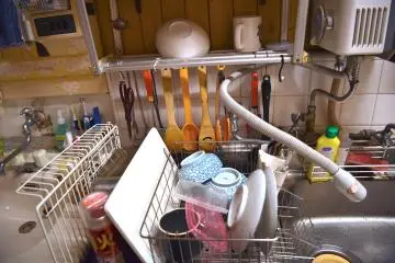 Washed dishes