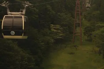 Teleférico en Hakone.