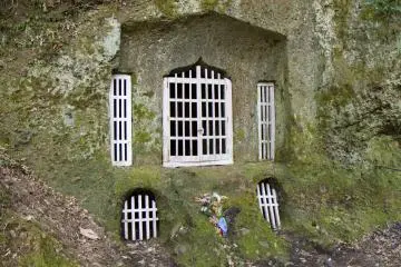 A historic cave in the old castle town of&nbsp;Taketa where persecuted Christians found refuge