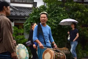 The lead drummer and singer